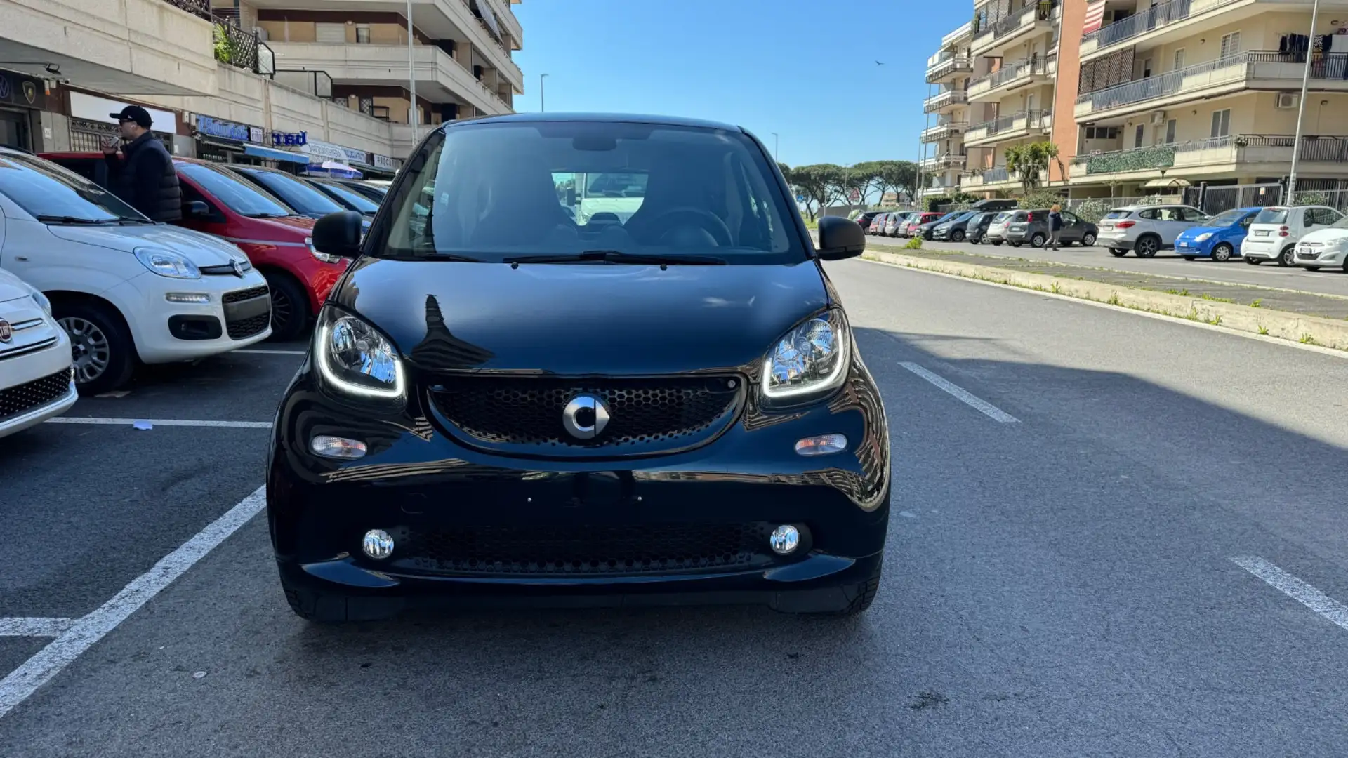 smart forTwo 90 0.9 Turbo twinamic Passion LED PANORAMA PDC BLU Černá - 1