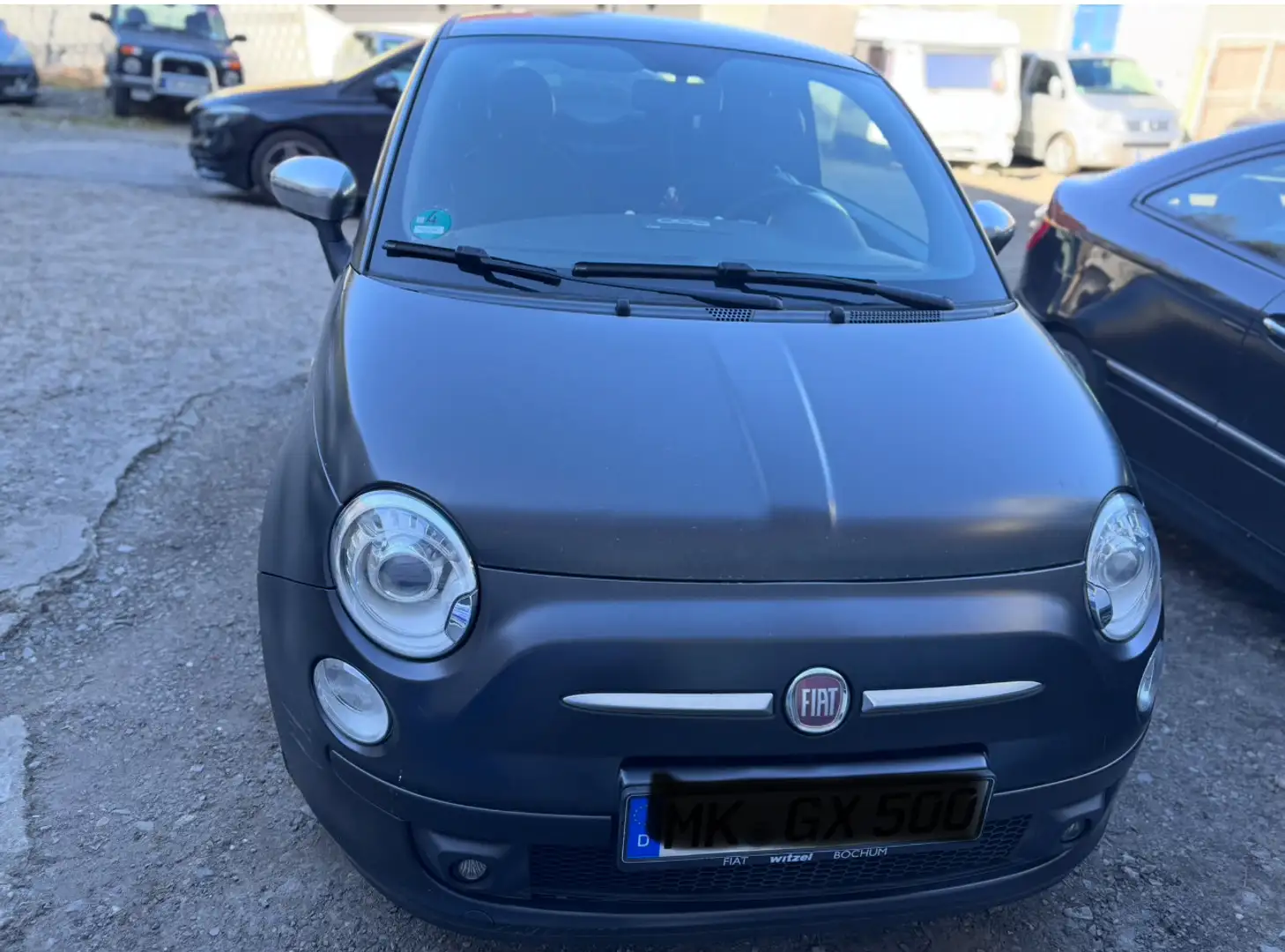 Fiat 500 sonderausstattung matt Noir - 2