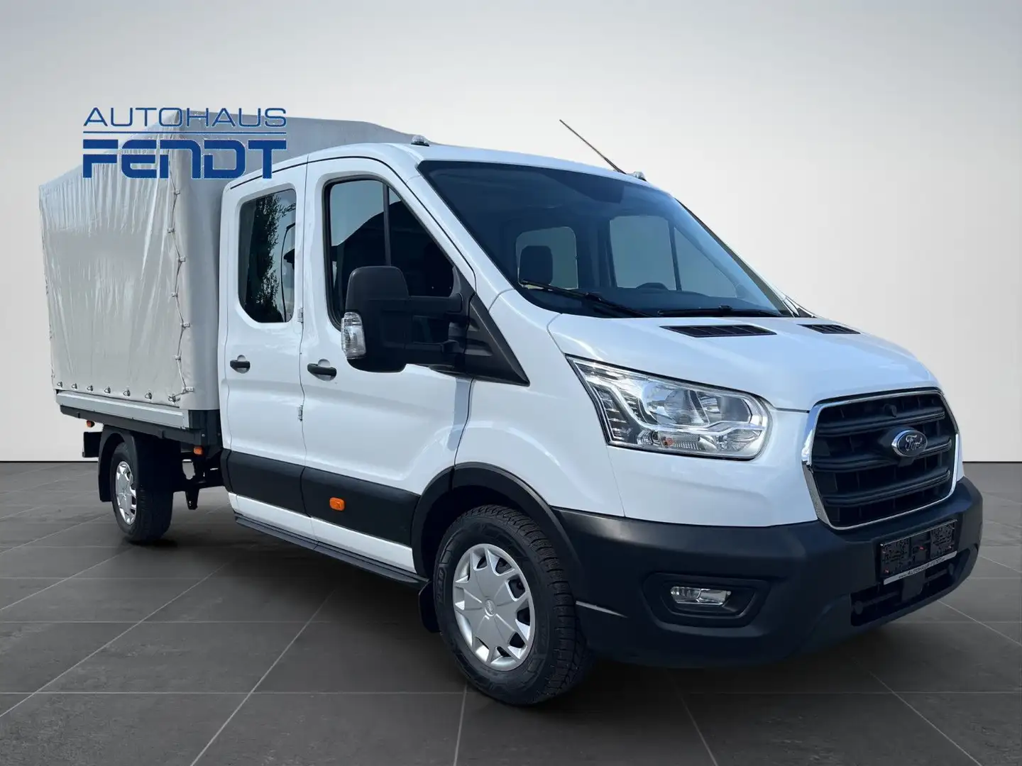 Ford Transit Pritsche 350L3 4X4 AHKStandh.Sitz29Plane Weiß - 2
