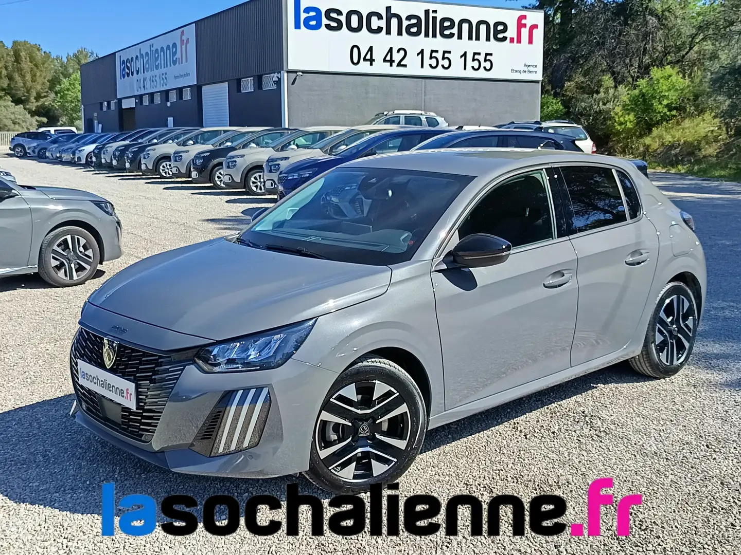 Peugeot 208 PureTech 100 S\u0026amp;S BVM6 Allure Gris - 1