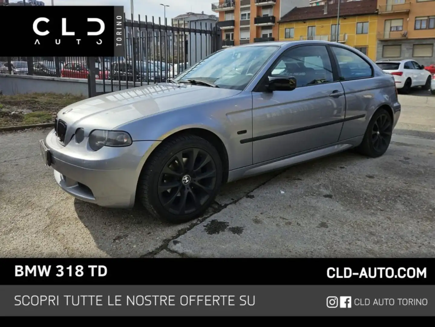 BMW 320 td cat Compact Gris - 1
