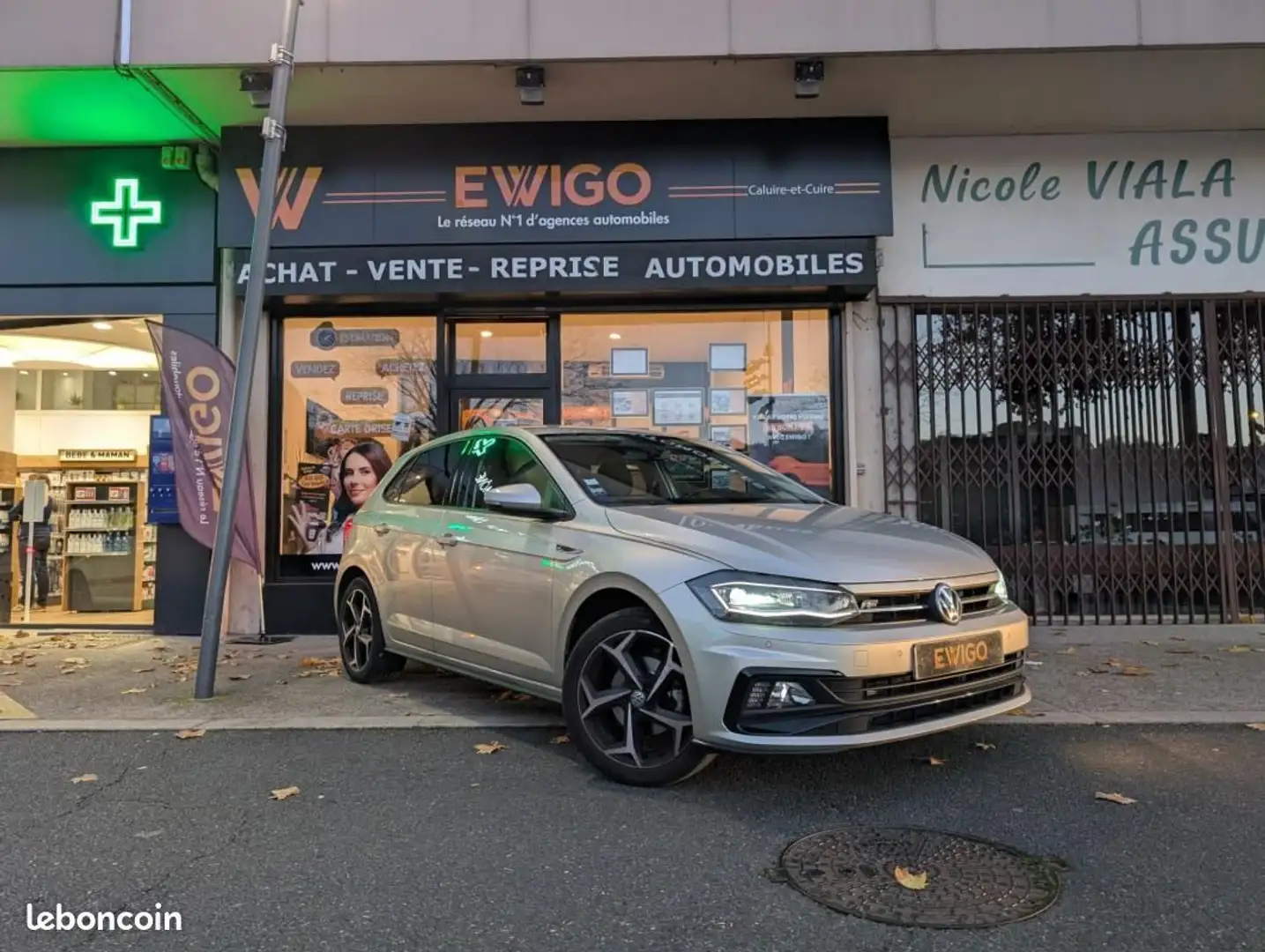 Volkswagen Polo VI 1.0 TSI 115CH R-LINE EXCLUSIVE DSG7 Gris - 1