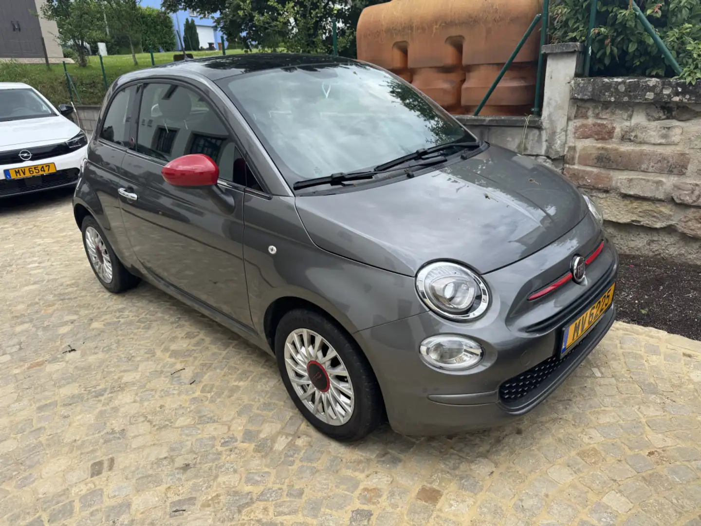Fiat 500 Hybrid 0.9 70CV Gris - 1