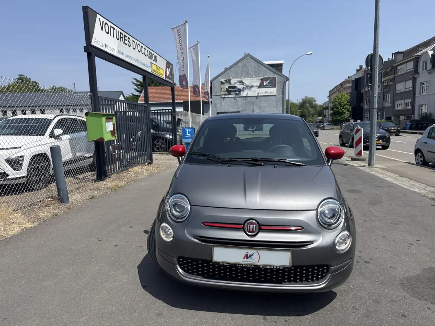 Fiat 500 Hybrid 0.9 70CV RED Gris - 2