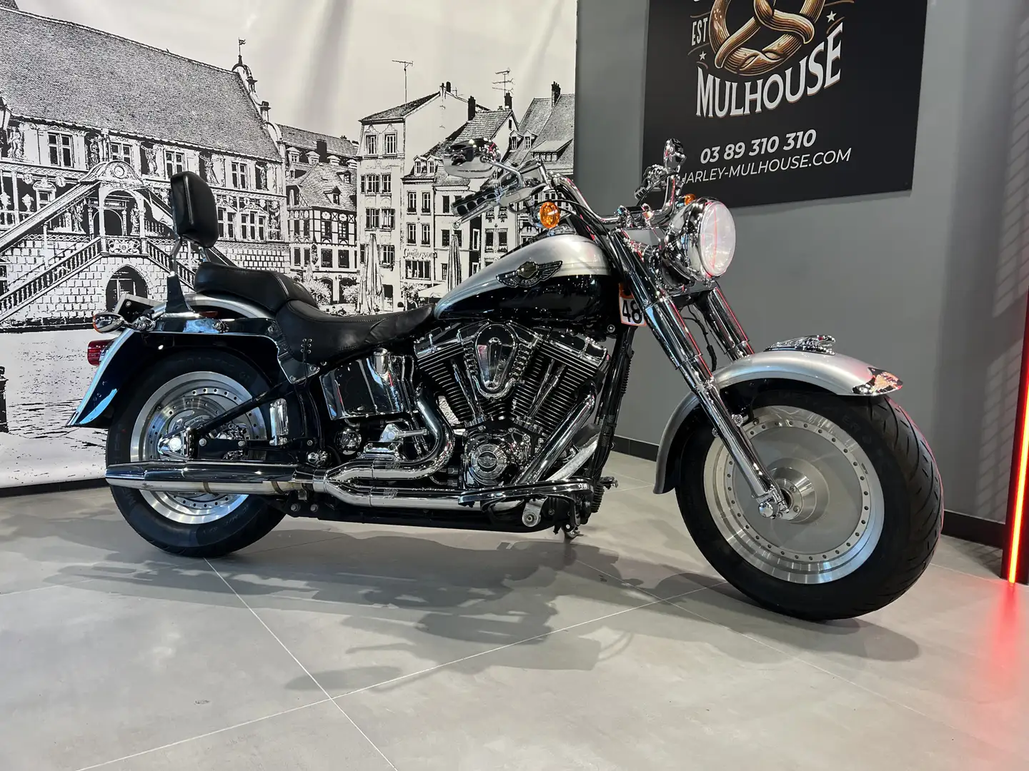 Harley-Davidson Fat Boy Gris - 1