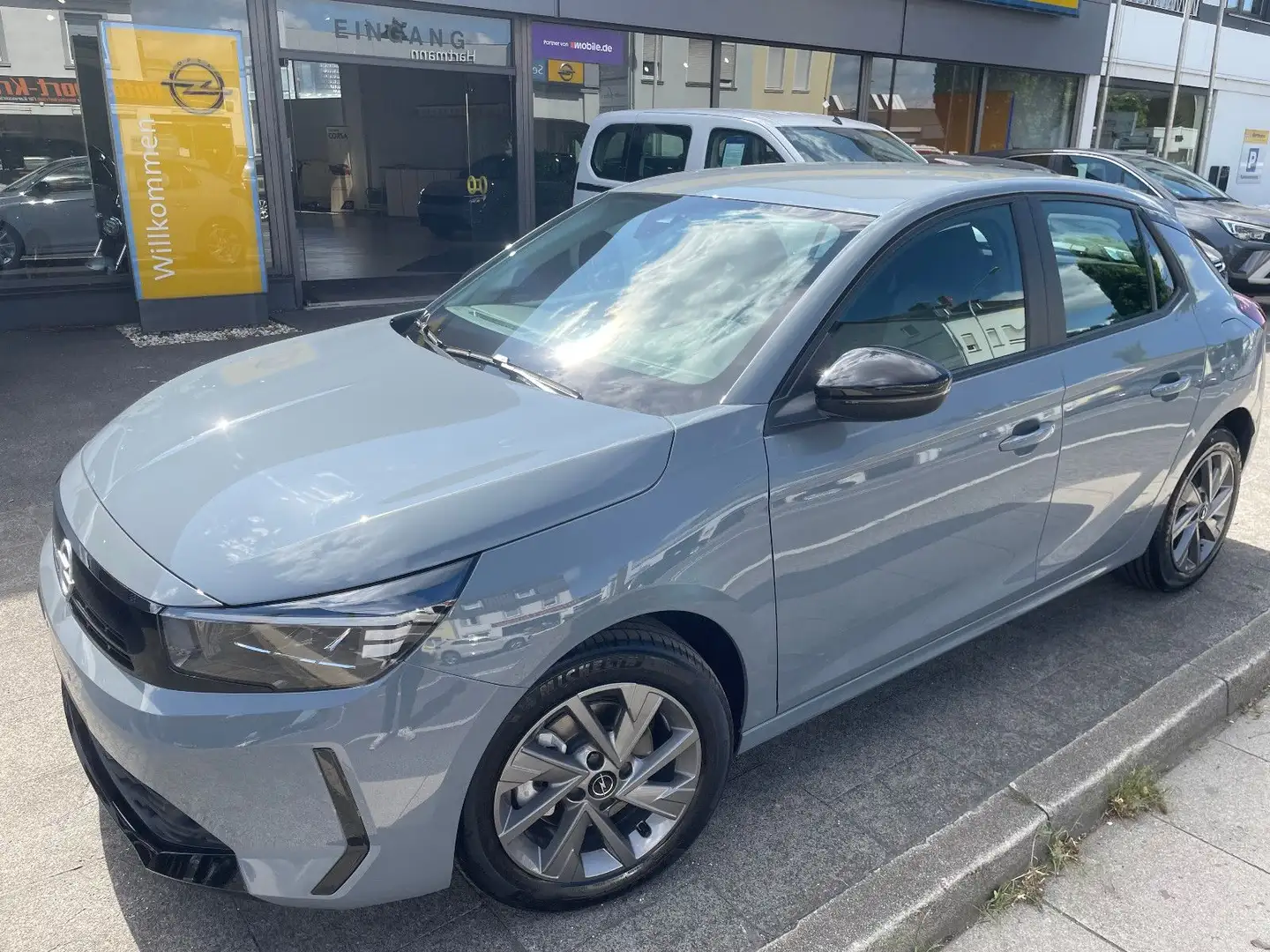 Opel Corsa F MirrorWireless TAGESZULASSUNG 6km Grau - 1