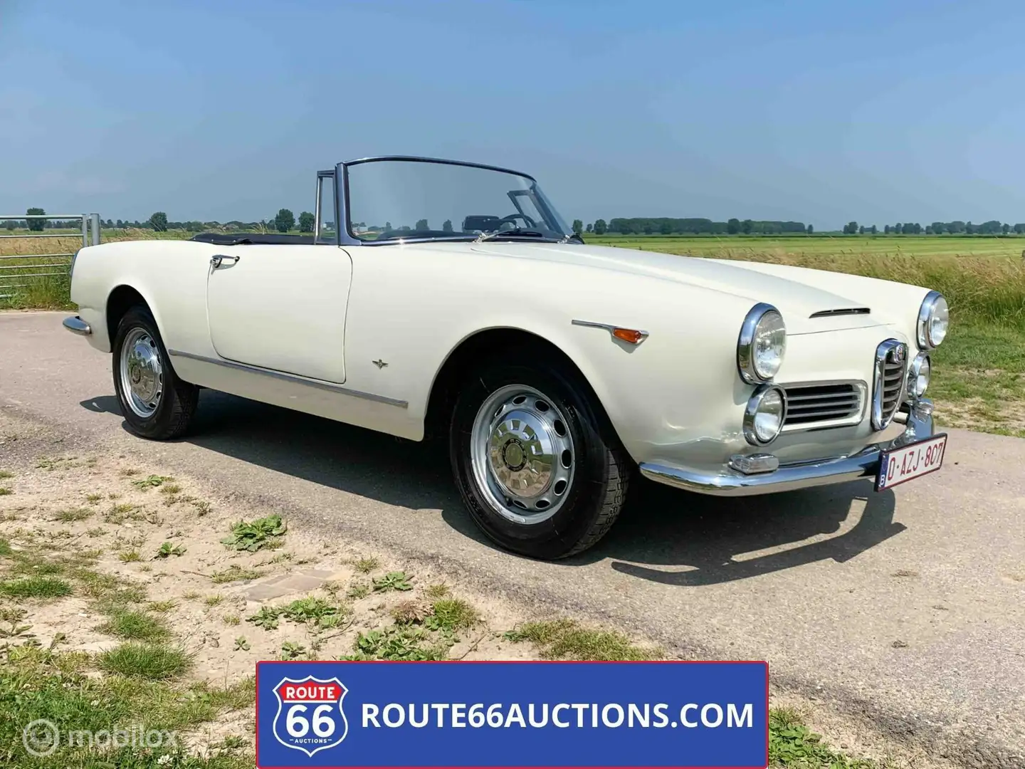 Alfa Romeo Spider 2600 Cabriolet 1963 | Route 66 auctions Wit - 1