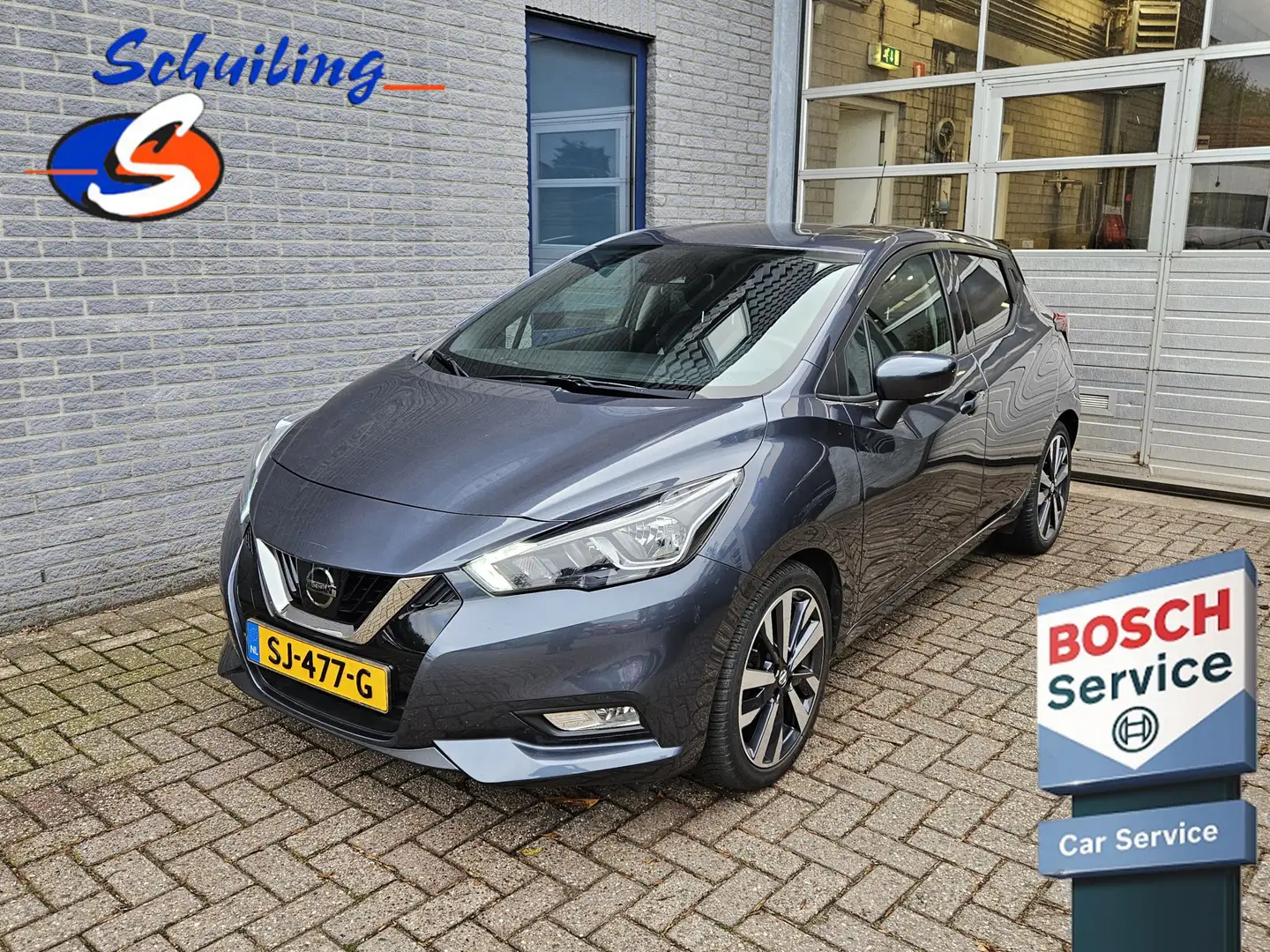 Nissan Micra 0.9 IG-T Tekna Inclusief Afleveringskosten Gris - 1