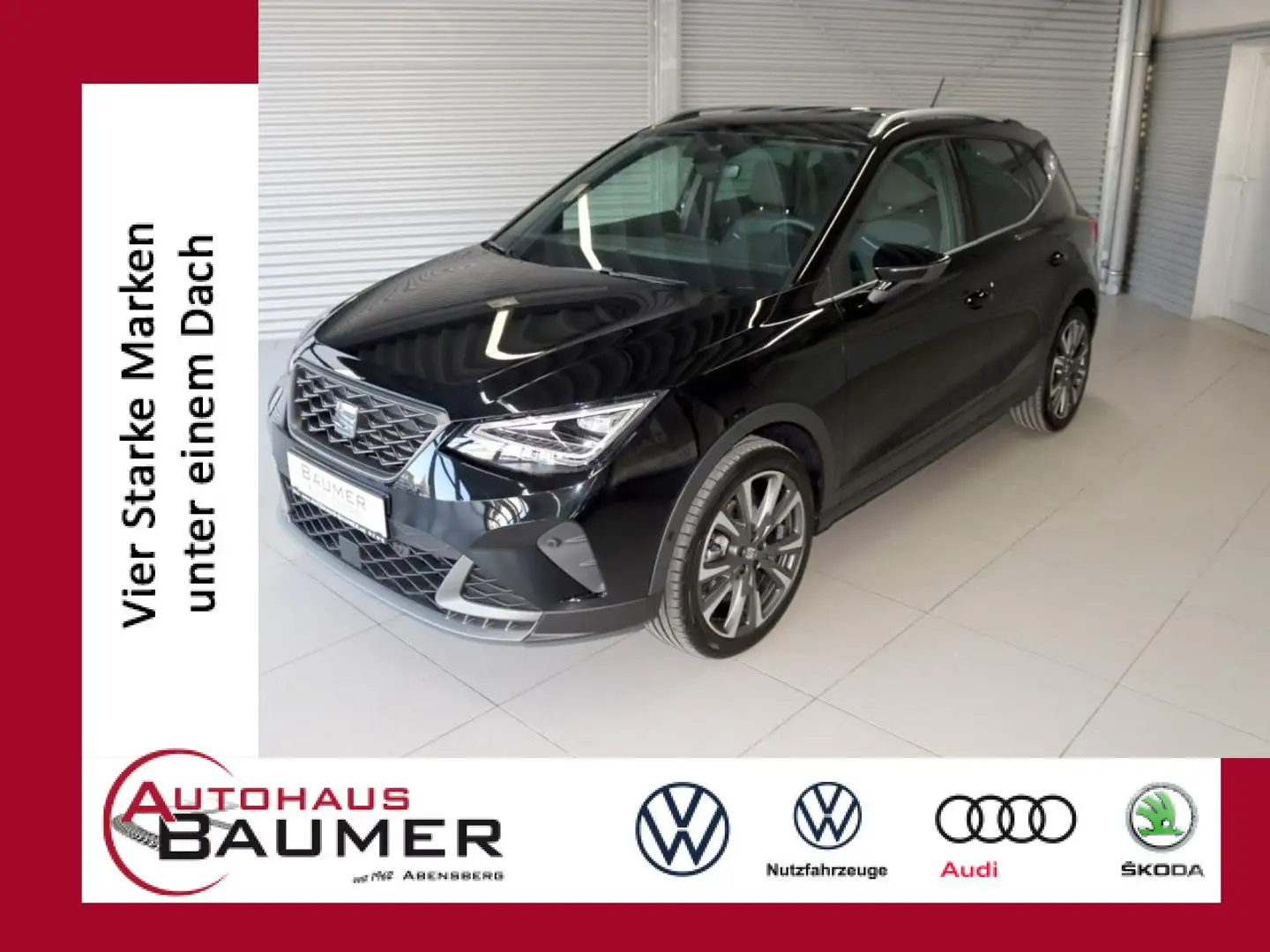 SEAT Arona FR 1.0 TSI DSG Navi LED Kamera Alu18 ACC SHZ Schwarz - 1