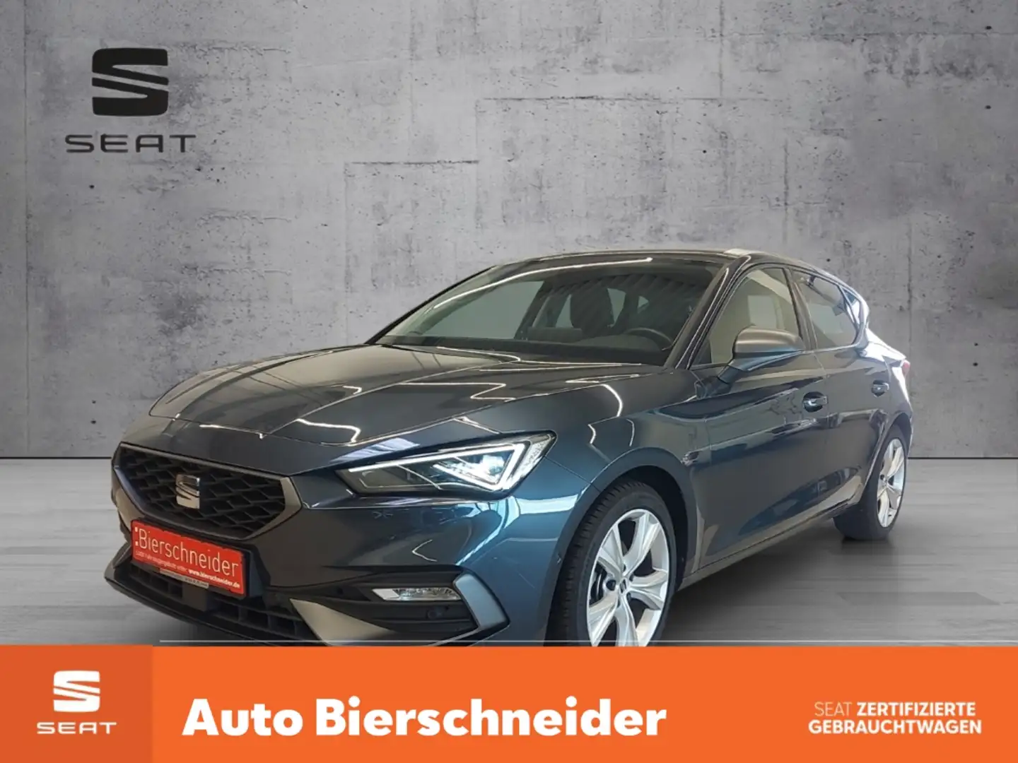 SEAT Leon 1.5 eTSI DSG FR ab 209,- 990,- Anzahlung ACC LED K Grau - 1