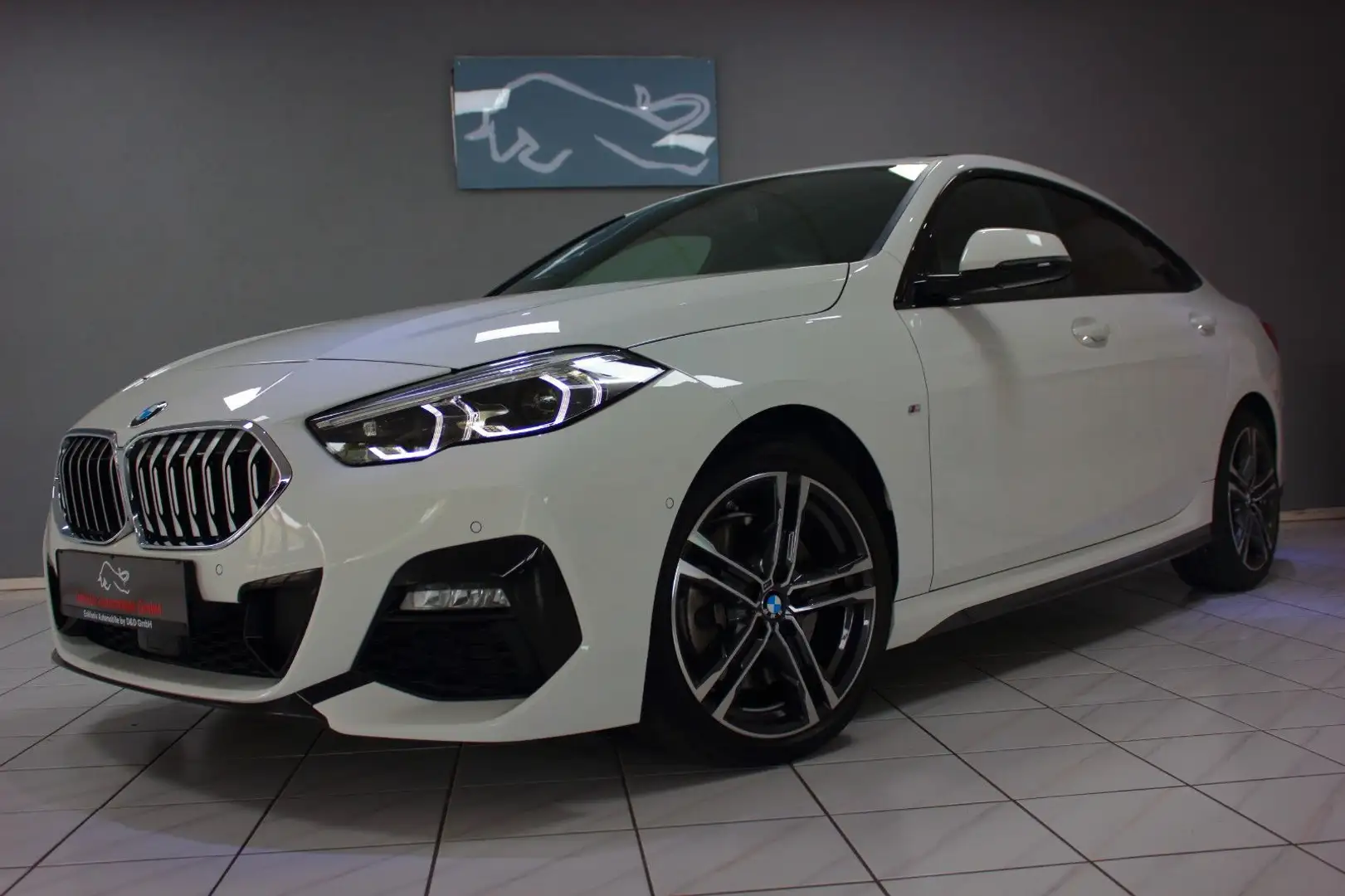 BMW 220dA Gran Coupé xDRIVE~M-SPORT+UNFALLFREI+DEUTS Blanc - 1