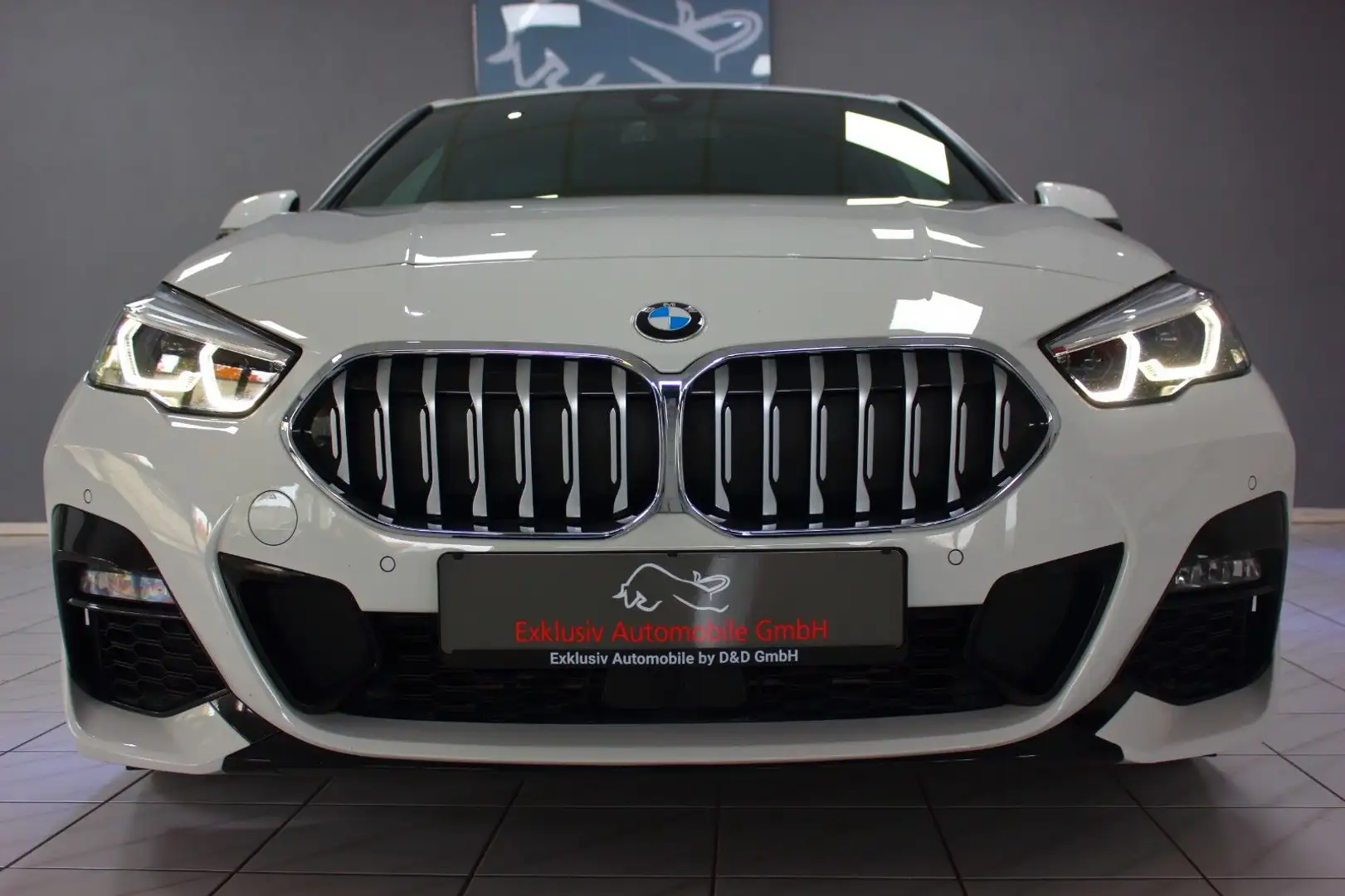 BMW 220dA Gran Coupé xDRIVE~M-SPORT+UNFALLFREI+DEUTS Blanc - 2