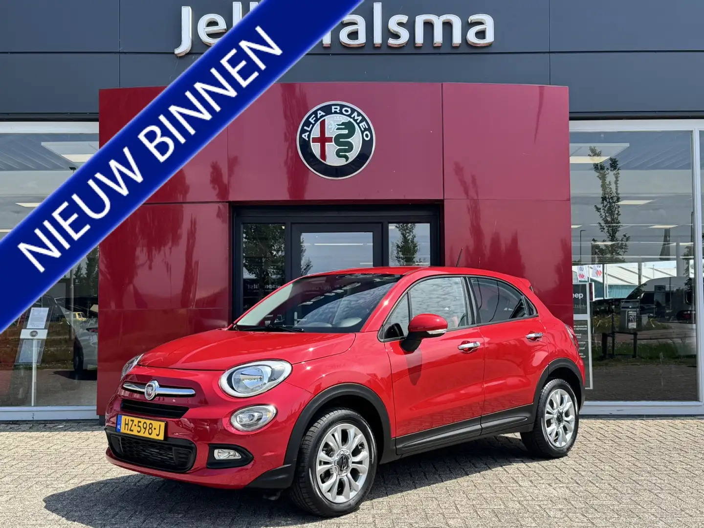 Fiat 500X 1.4 Turbo MultiAir Automaat | 10.000 km!!! | Autom Rood - 1