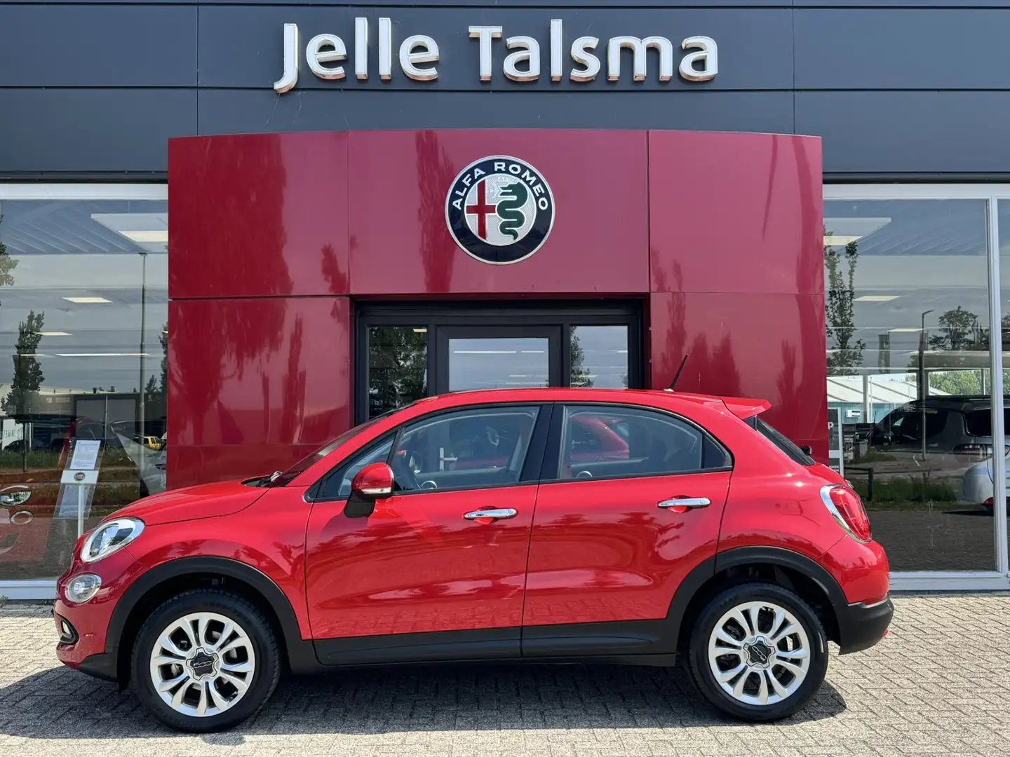 Fiat 500X 1.4 Turbo MultiAir Automaat | 10.000 km!!! | Autom Rood - 2