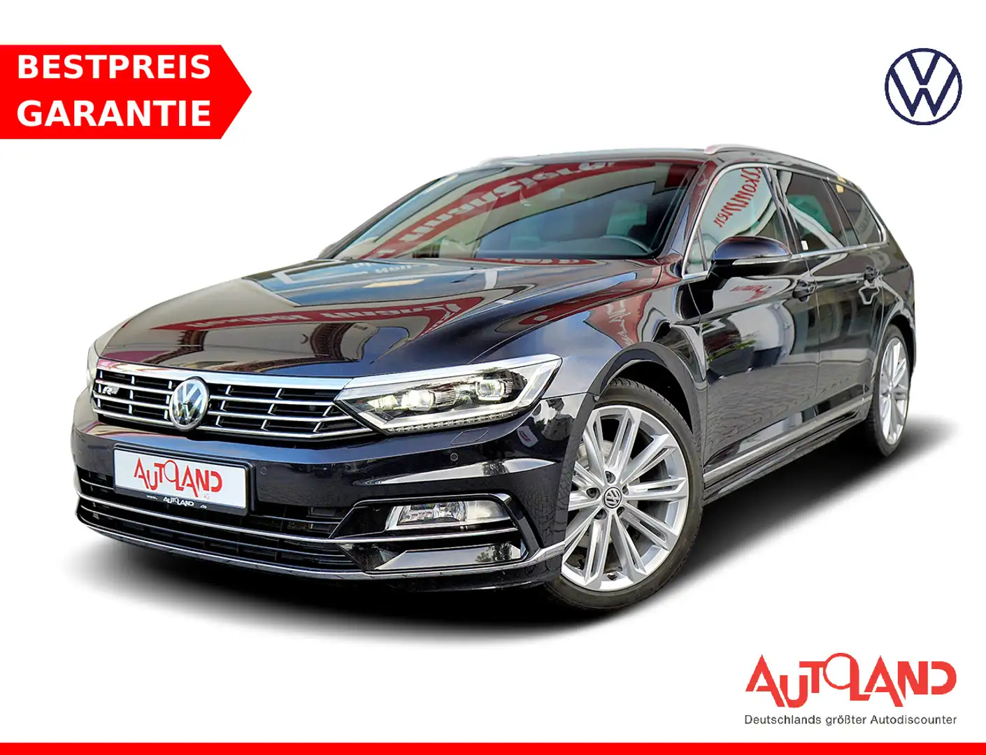 Volkswagen Passat Variant 1.8 TSI R-Line LED Navi ACC AHK Nero - 1