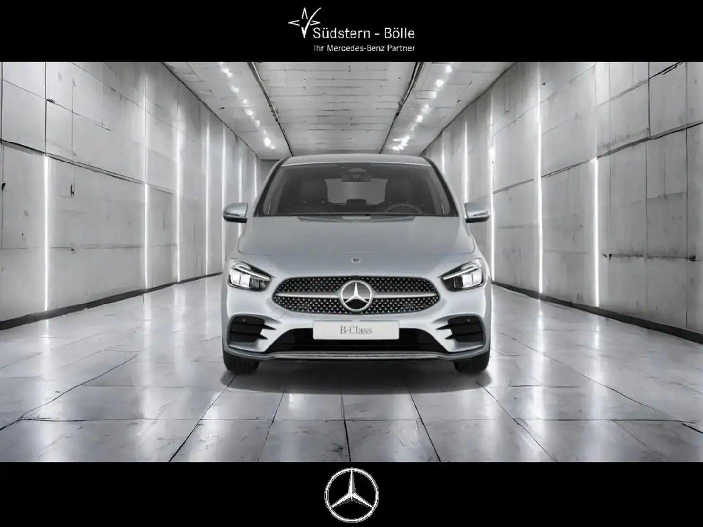 Mercedes-Benz B 220 4M AMG+AHK+KEYLESS-GO+NAVI+KAMERA+AMBIENTE Silber - 2