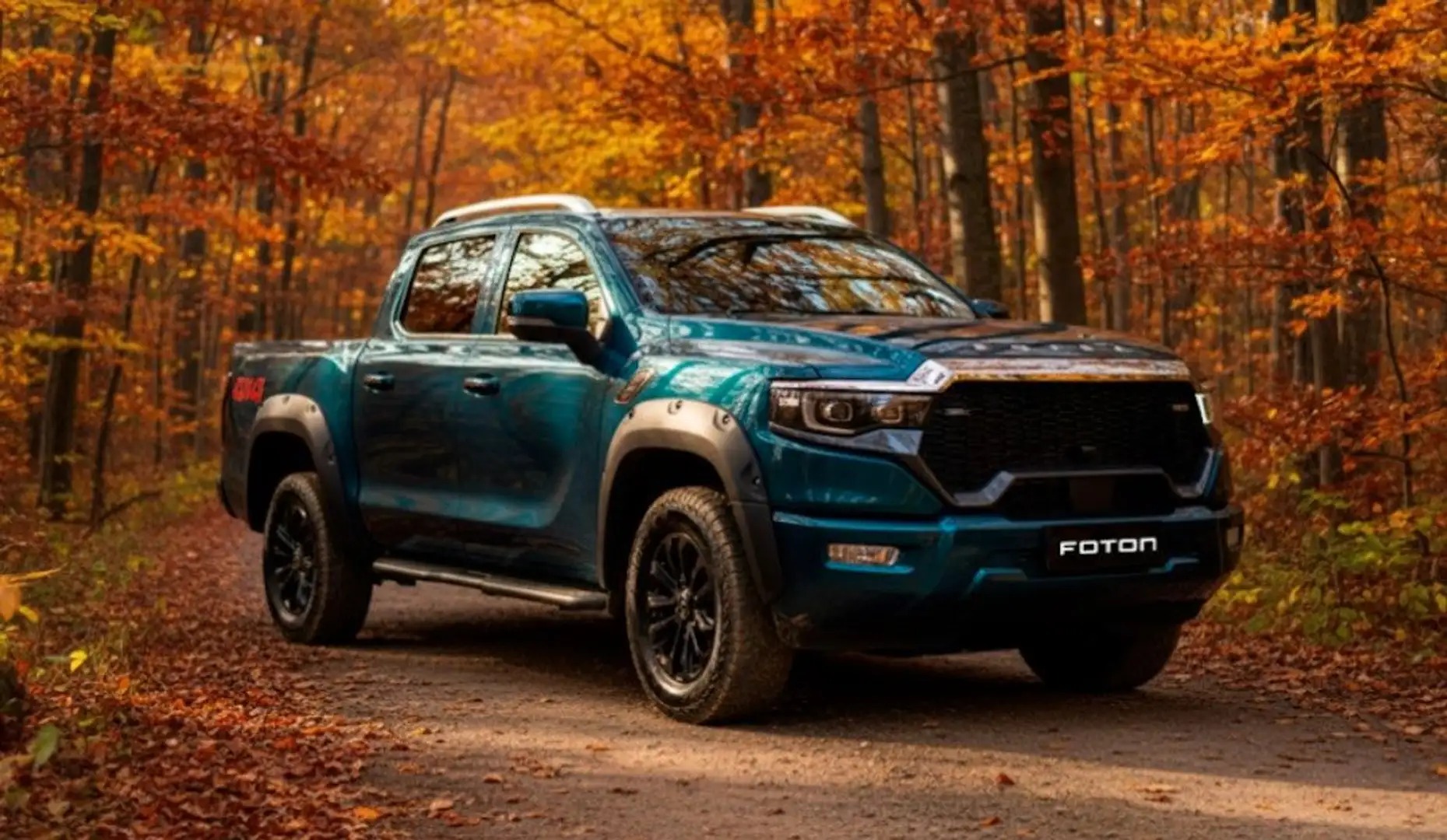 Foton 4 Ultra Pickup 4x4 Vollausstattung Grün - 1
