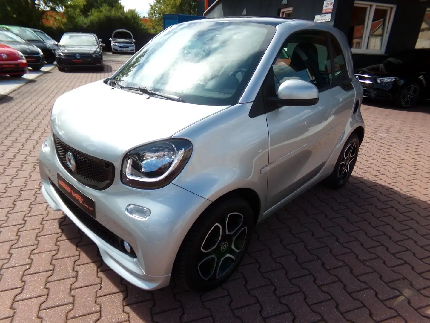 smart forTwo coupe Brabus Frontspoiler Silber - 2