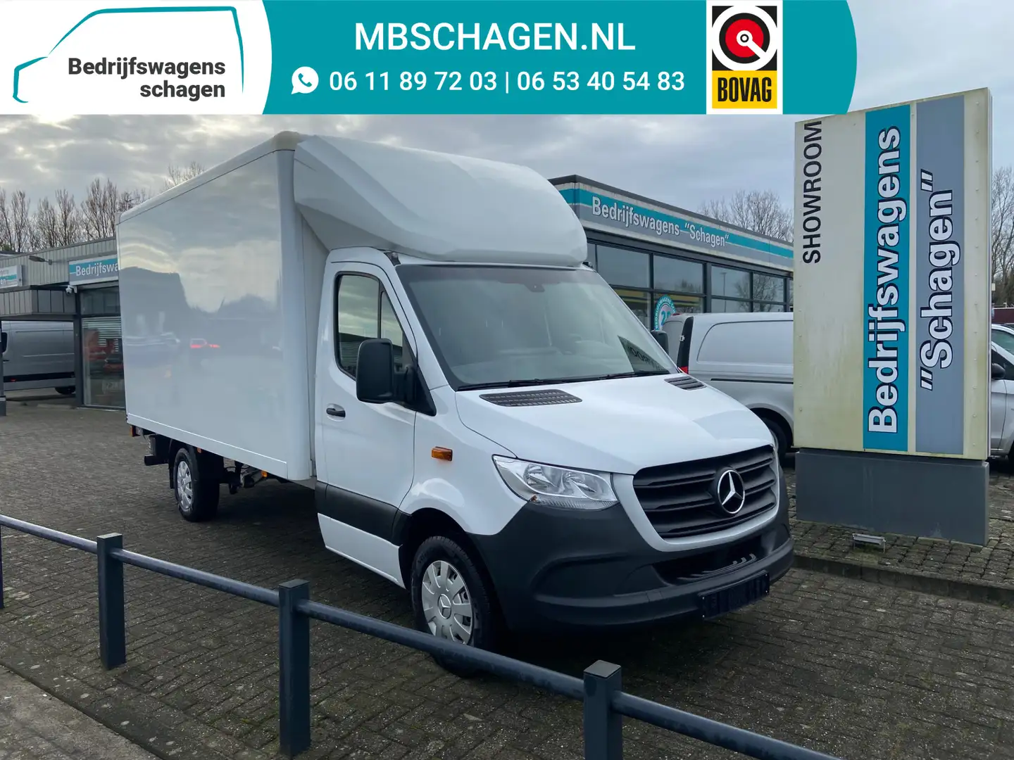 Mercedes-Benz Sprinter 316 CDI E6 Bakwagen | Laadklep | 1000KG Laden op B Wit - 1