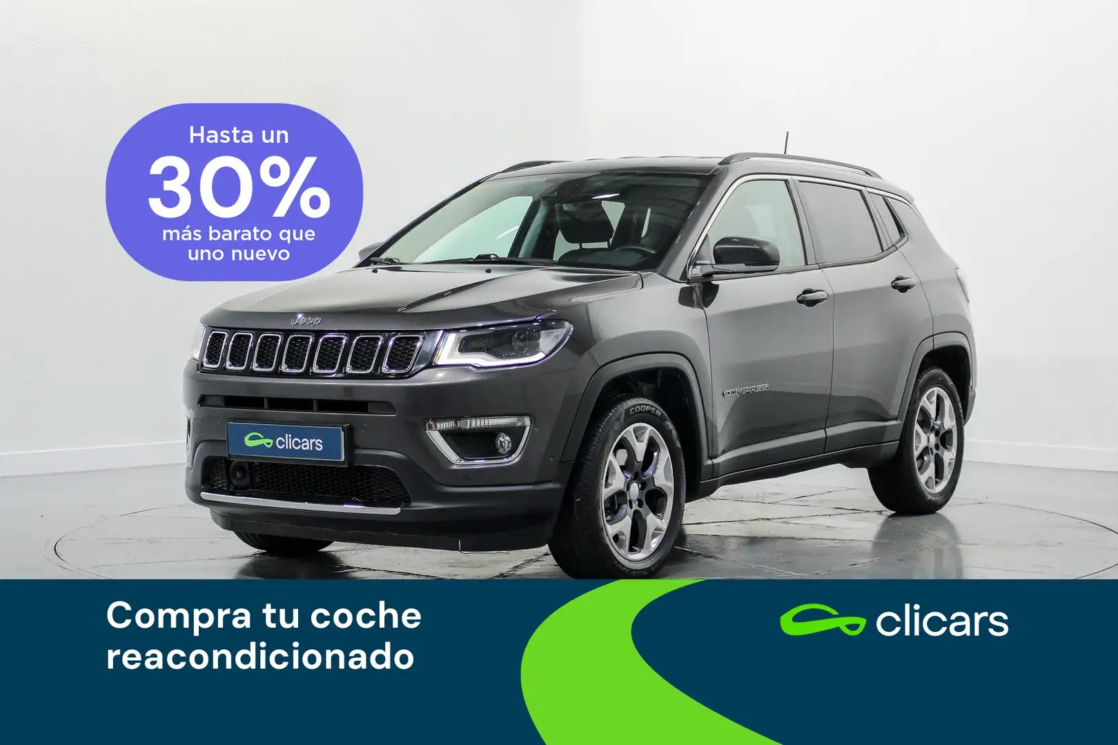 Jeep Compass 1.4 Multiair Limited 4x2 103kW Gris - 1