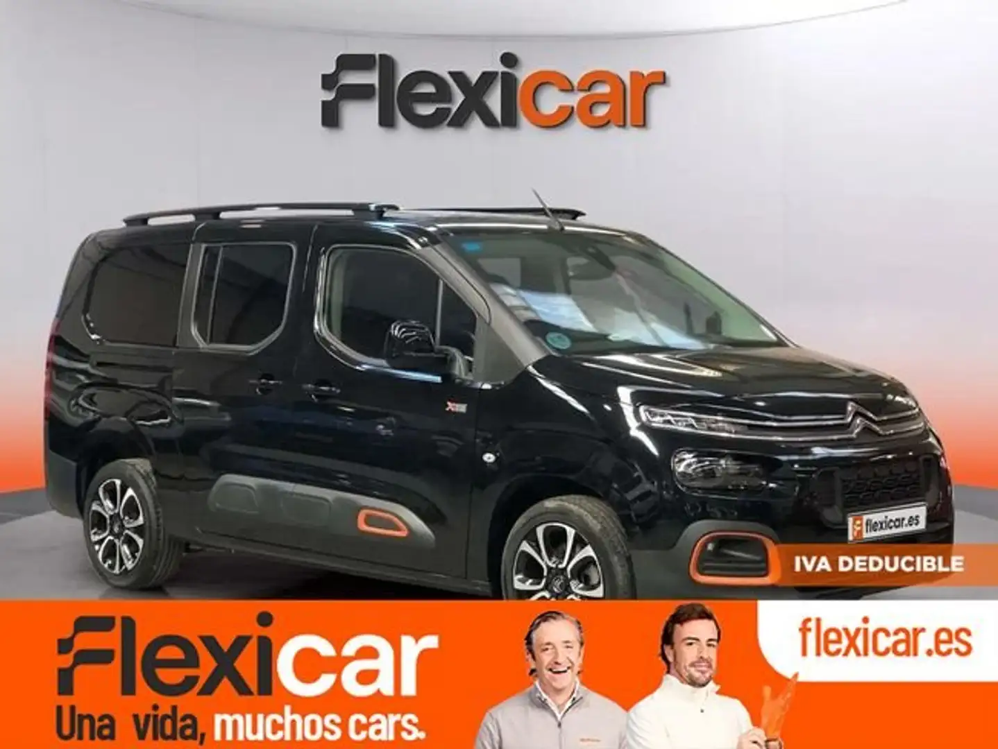 Citroen Berlingo Talla XL BlueHDi 130 S&S 6v SHINE 7 pl Negro - 1