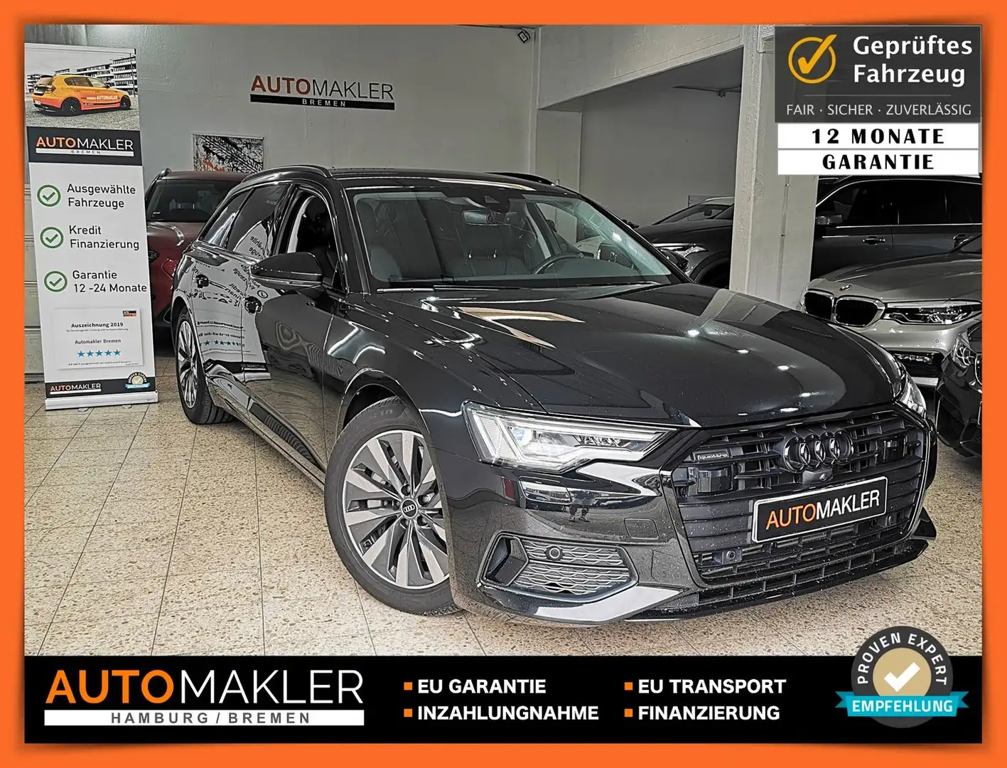 Audi A6 QUATTRO | ACC | AHK + [12M. GARANTIE] Schwarz - 1