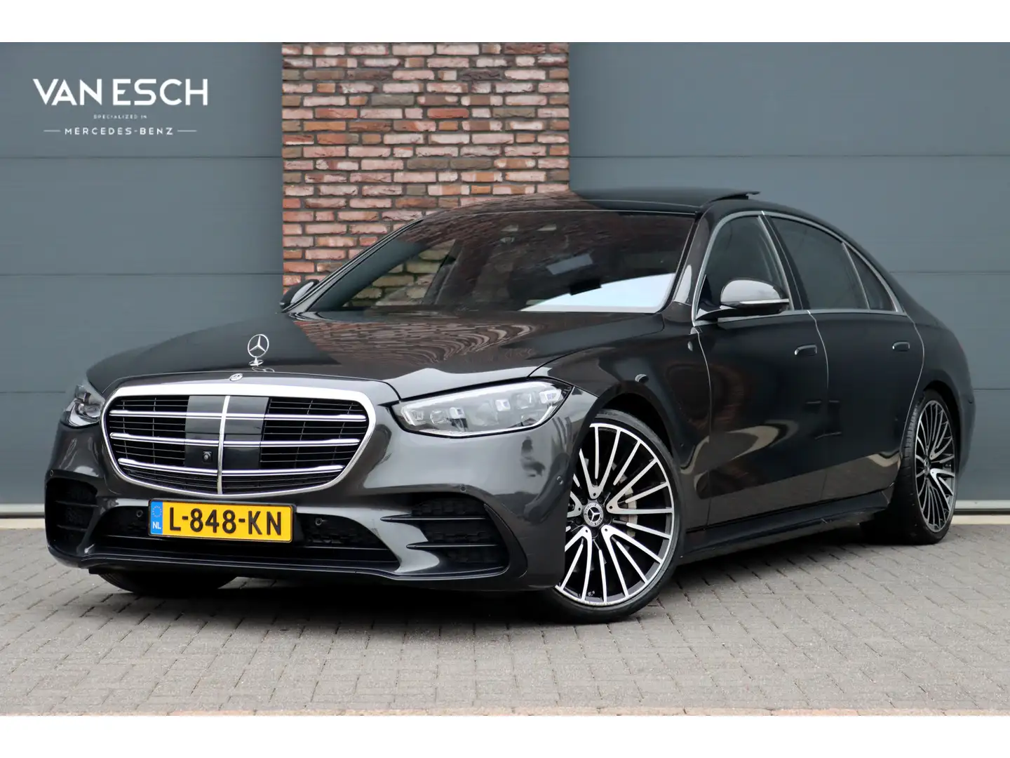 Mercedes-Benz S 400 400d 4MATIC Lang AMG Line Aut9 | Airmatic | Achter Grijs - 1