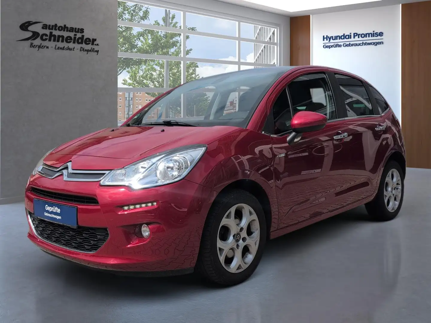 Citroen C3 1.2 12V e-THP PureTech/ NAVI/ KAMERA/ PDC/ SHZ Rouge - 2