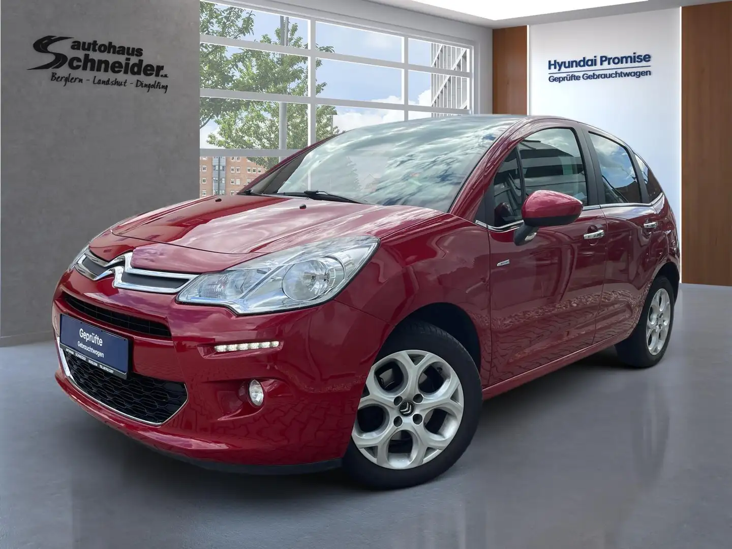 Citroen C3 1.2 12V e-THP PureTech/ NAVI/ KAMERA/ PDC/ SHZ Rojo - 2