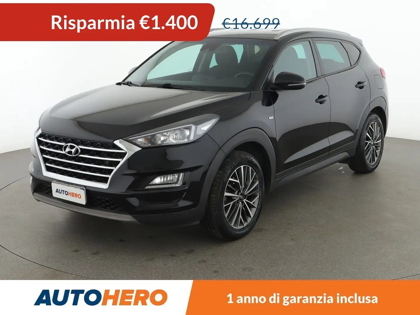 Hyundai TUCSON 1.6 CRDi Xprime MHEV Nero - 1