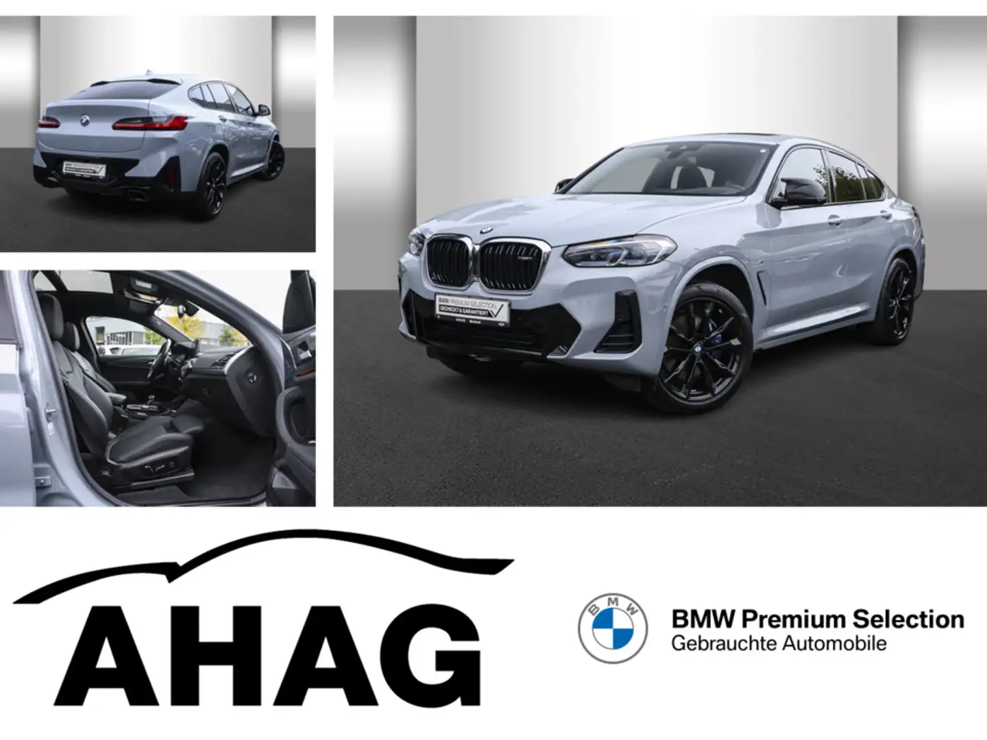 BMW X4 M40d AT Innovationsp. Sport Aut. Panorama AHK Grau - 1