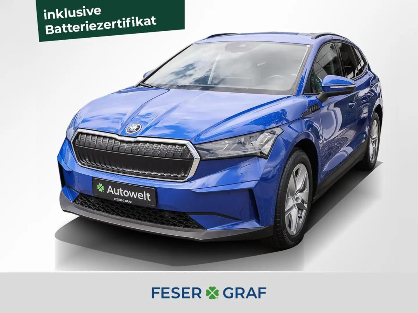 Skoda Enyaq 60 iV Loft AHK LED Navi PDC Sitzh. Blauw - 1