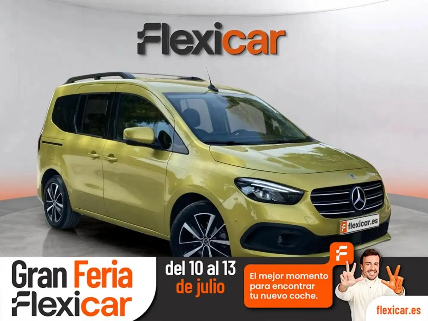Mercedes-Benz T-Class 180 d Jaune - 1