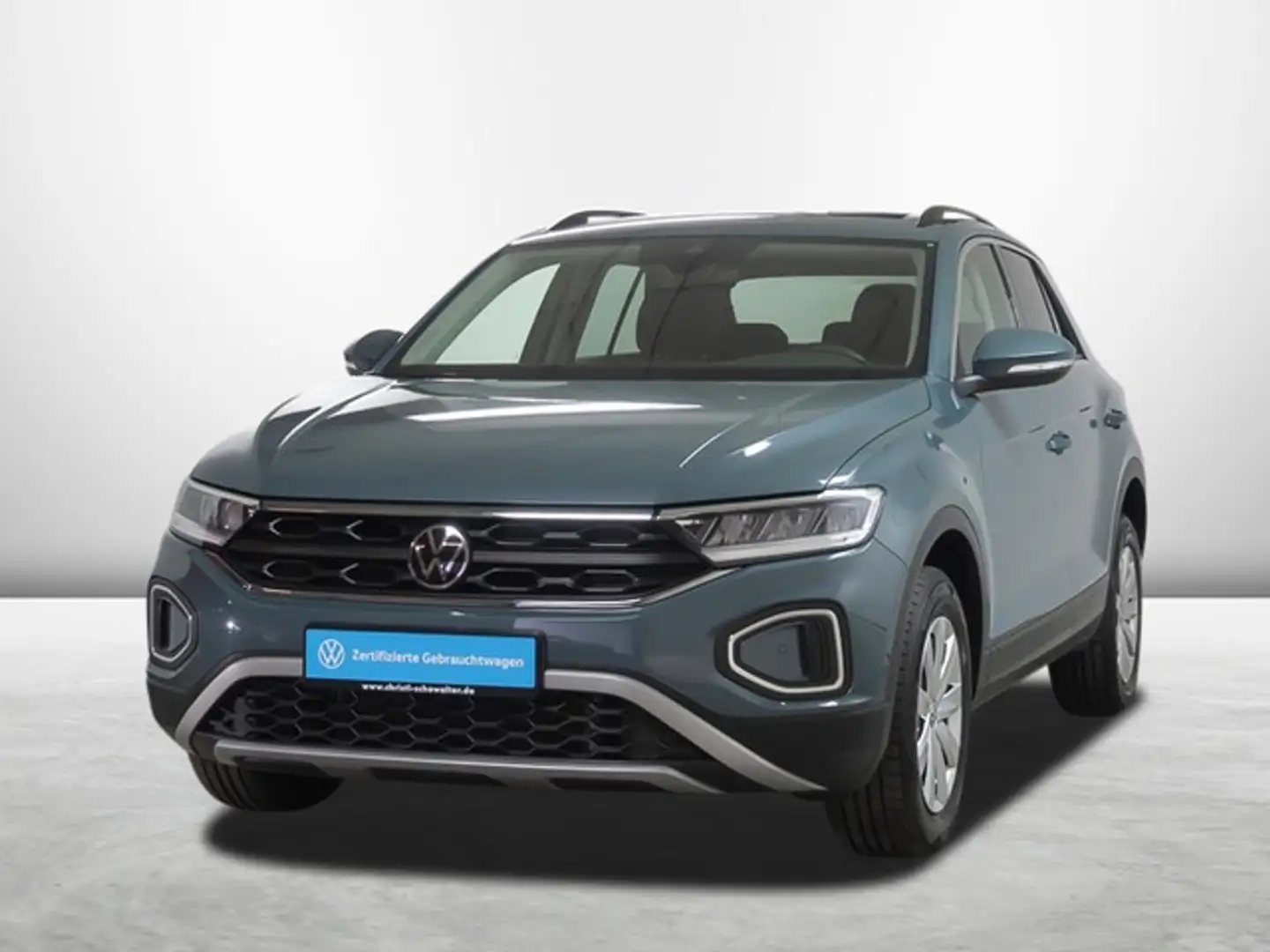 Volkswagen T-Roc 1.5 TSI DSG Life LED KLIMA NAVI ACC Blauw - 2