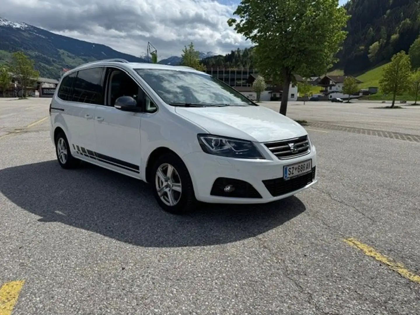 SEAT Alhambra Alhambra FR 2,0 TDI CR 4WD FR Weiß - 1