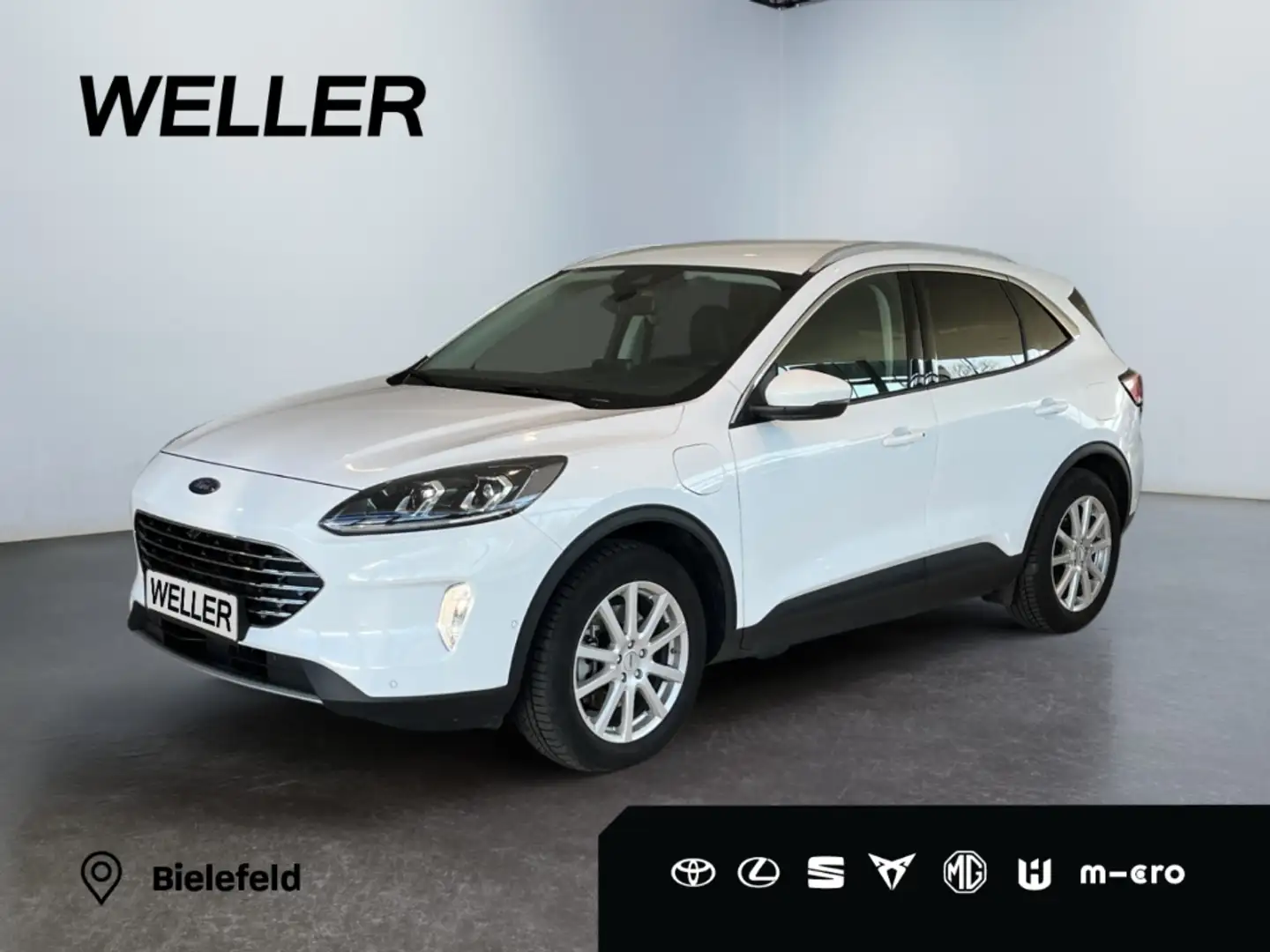 Ford Kuga 2.5 Duratec PlugIN Hybrid PHEV TITANIUM X *19''*bh Weiß - 1