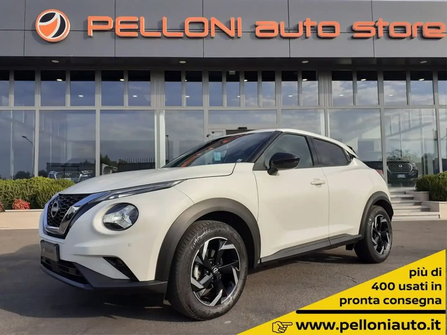 Nissan Juke 1.0 DIG-T 114 CV AUTOCARRO N1 - KM CERTIFCATI Wit - 1