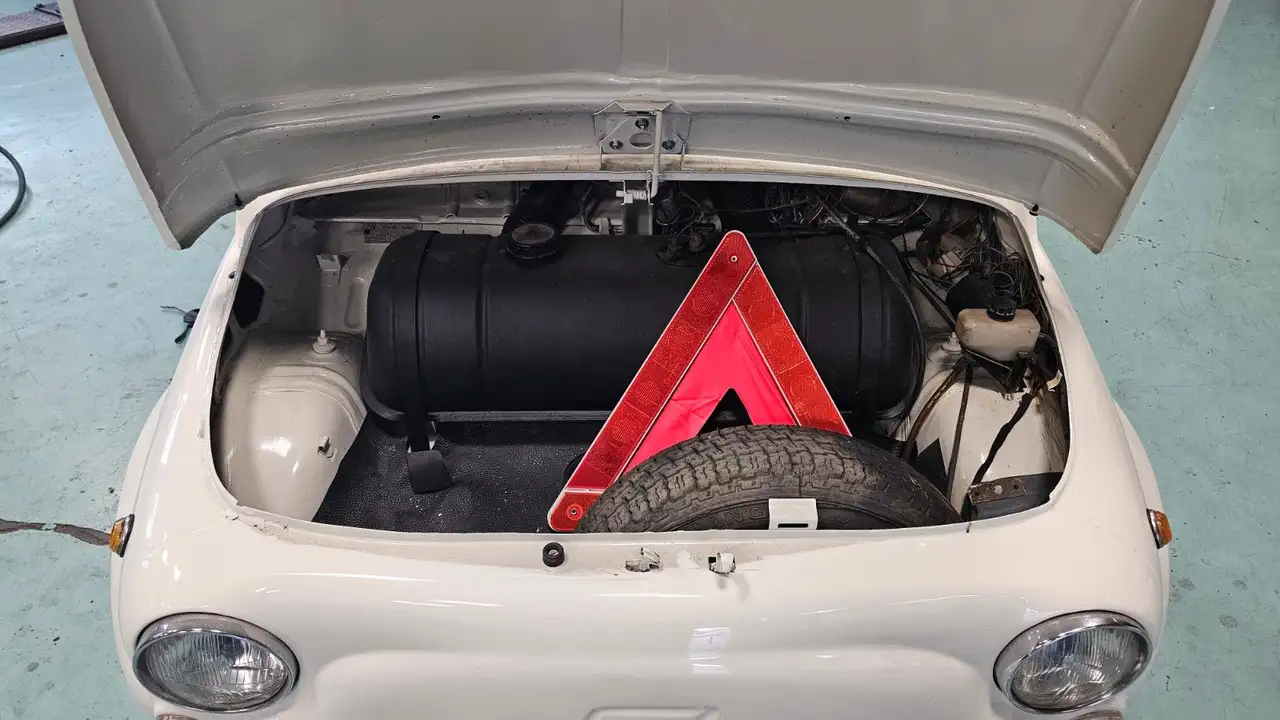 Fiat 500 Faltdach Vollleder, foto 11