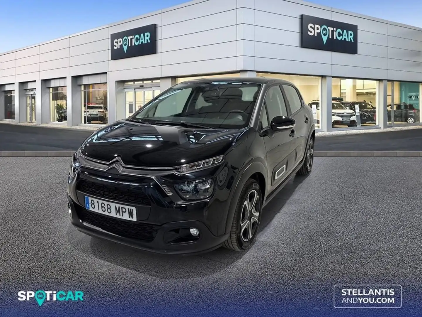 Citroen C3 PureTech 60KW (83CV) Plus Zwart - 1