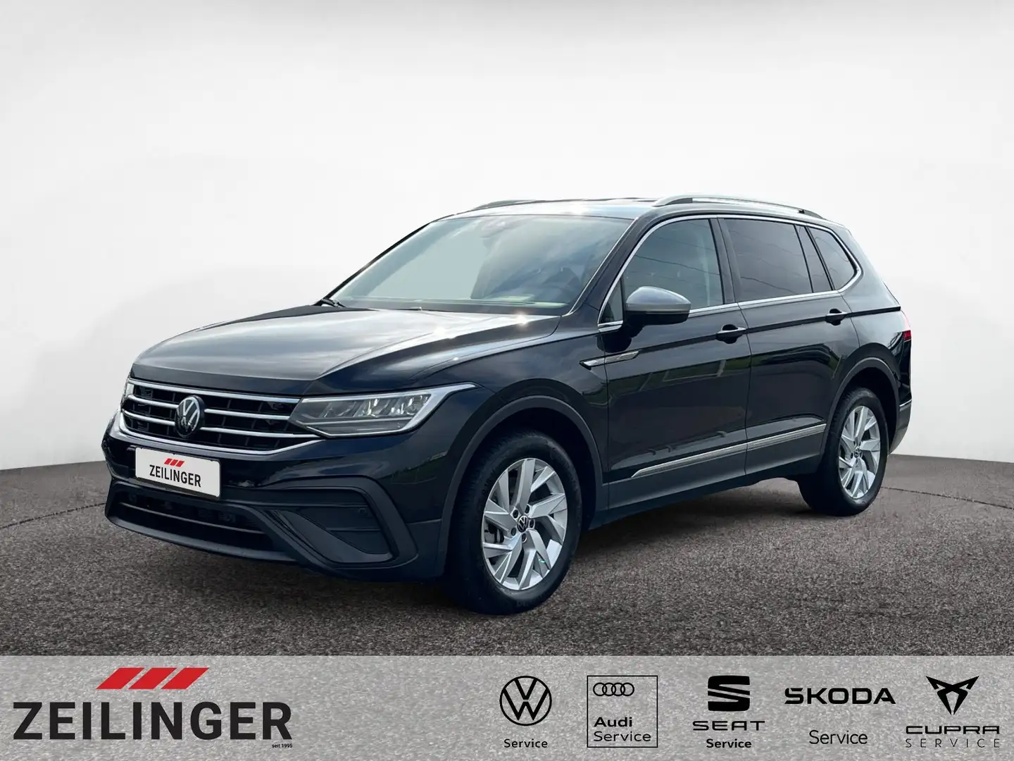 Volkswagen Tiguan Allspace Life 4Mo TDI DSG|7-S|AHK|eHECK Schwarz - 1
