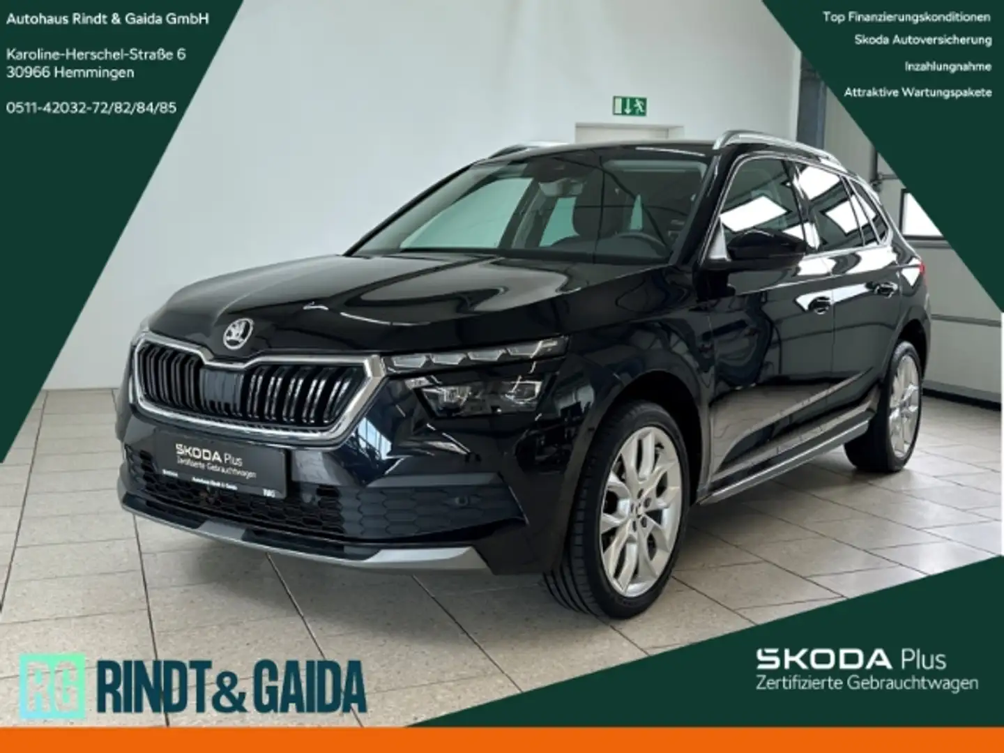 Skoda Kamiq Style 1.5 TSI Navi virt. Cockpit LED SHZ Temp Noir - 1