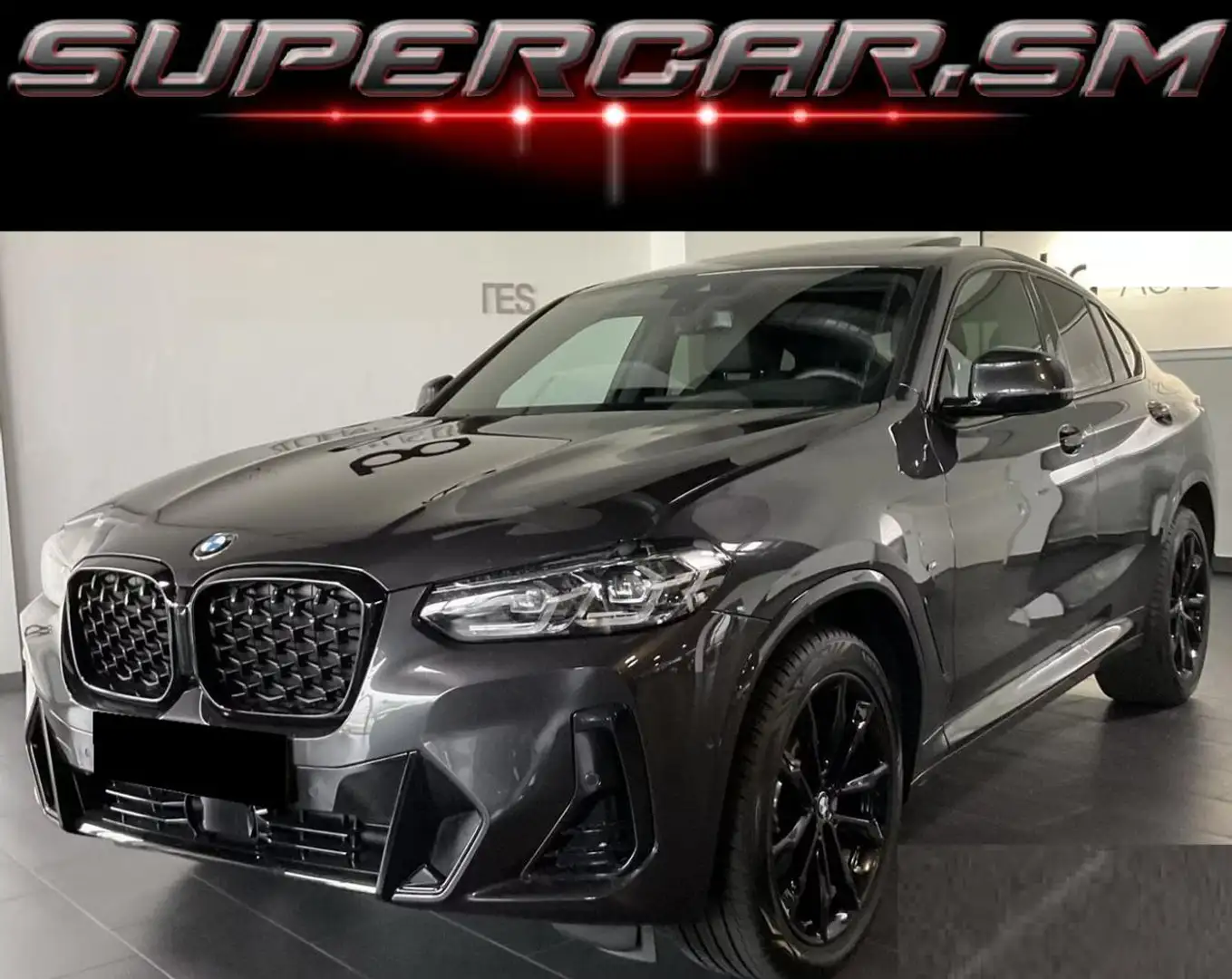 BMW X4 20d xDrive M SPORT PANORAMA BLACK ACC Grigio - 1