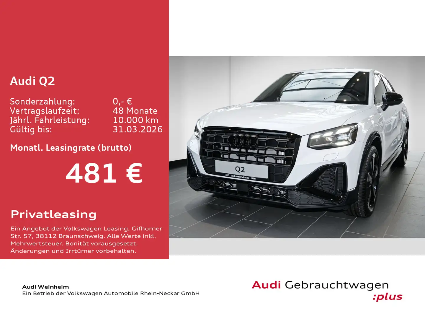 Audi Q2 S-line 35 TFSI S-tronic LED ALU 19"  Klima Weiß - 2