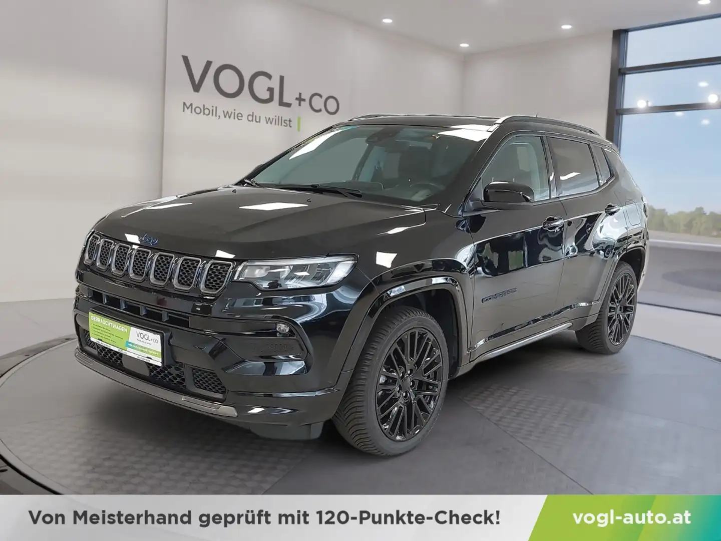 Jeep Compass 1.3 PHEV S 240PS AT Allrad Schwarz - 1