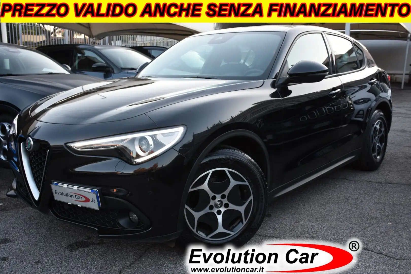 Alfa Romeo Stelvio 2.2 Turbodiesel 190 CV AT8 Q4 Super Business Nero - 1