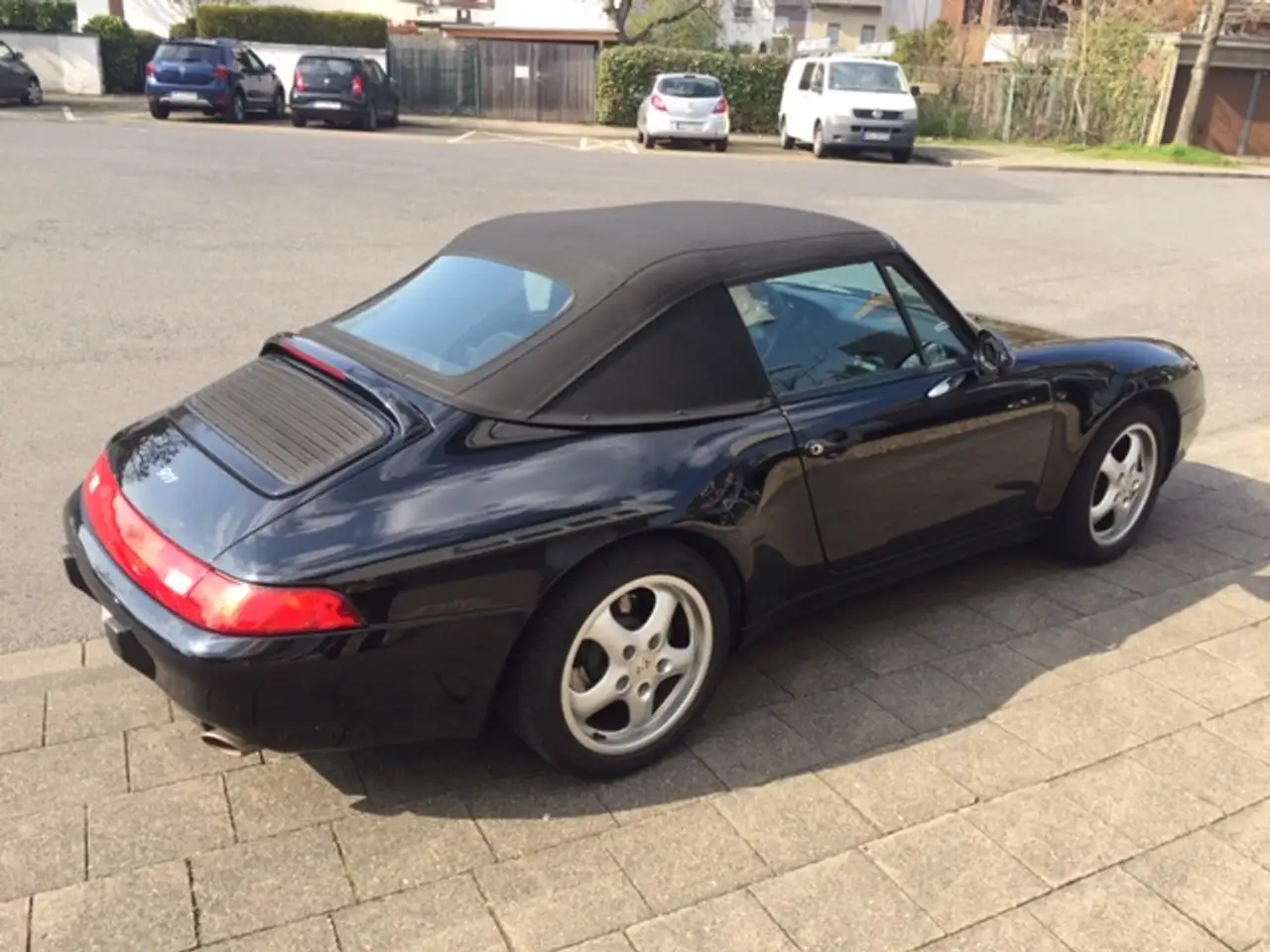 Porsche 993 911 Carrera Cabrio Triple Schwarz, foto 8