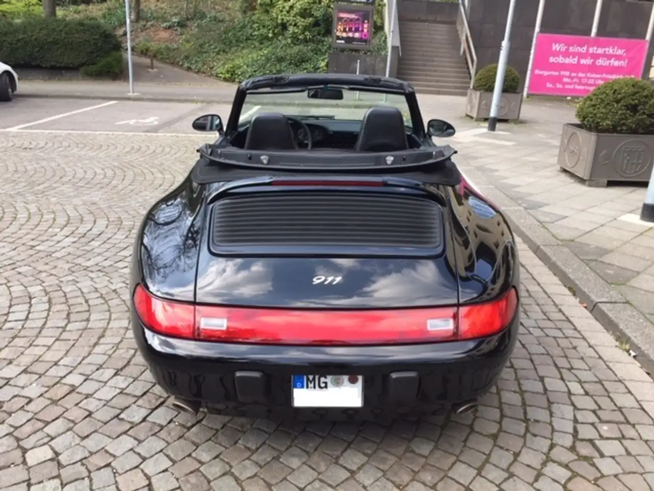 Porsche 993 911 Carrera Cabrio Triple Schwarz, foto 7