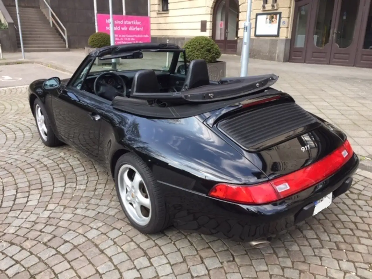 Porsche 993 911 Carrera Cabrio Triple Schwarz, foto 5