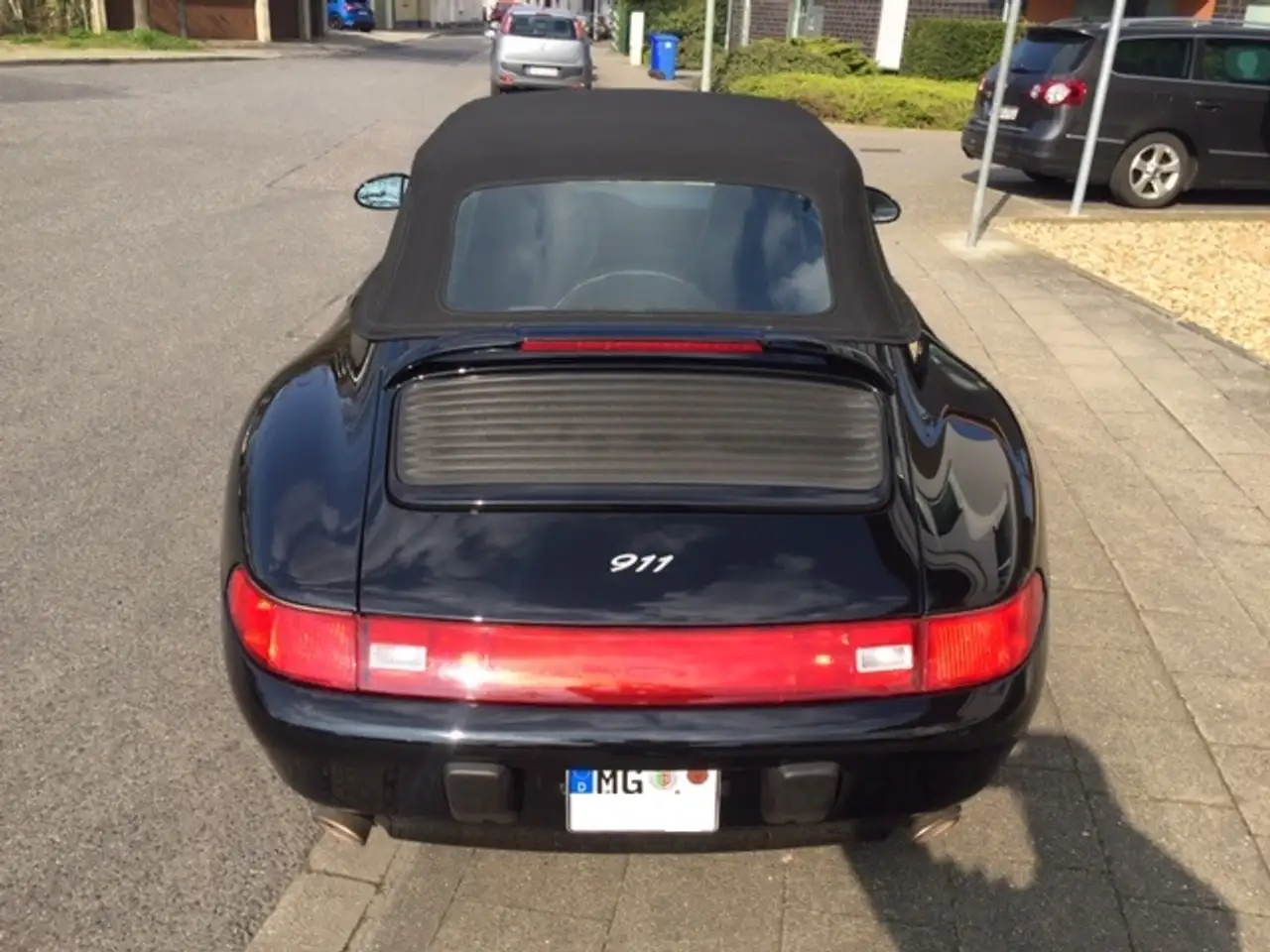 Porsche 993 911 Carrera Cabrio Triple Schwarz, foto 6