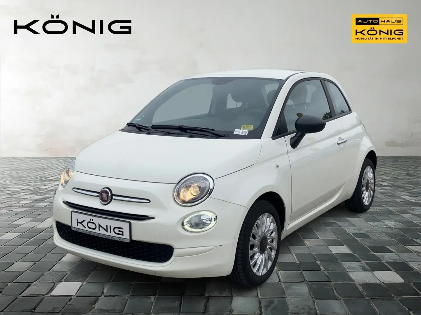 Fiat 500 MY23 1.0 GSE Hybrid KLIMA TEMPOMAT DAB+ Weiß - 1